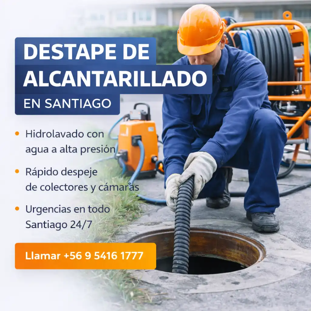 Destape de alcantarillado